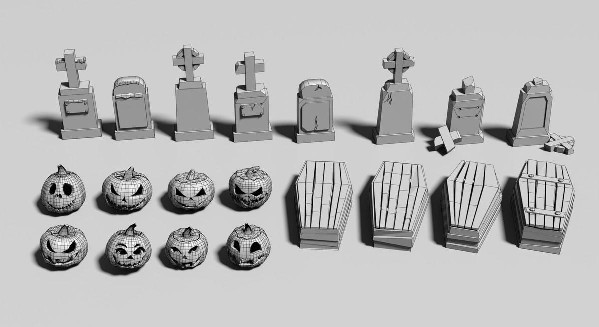 Halloween for 3D Breakables Core Pack