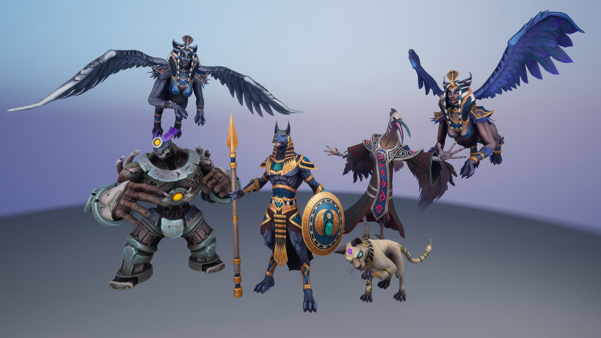 Stylized Egyptian Fantasy Characters Pack