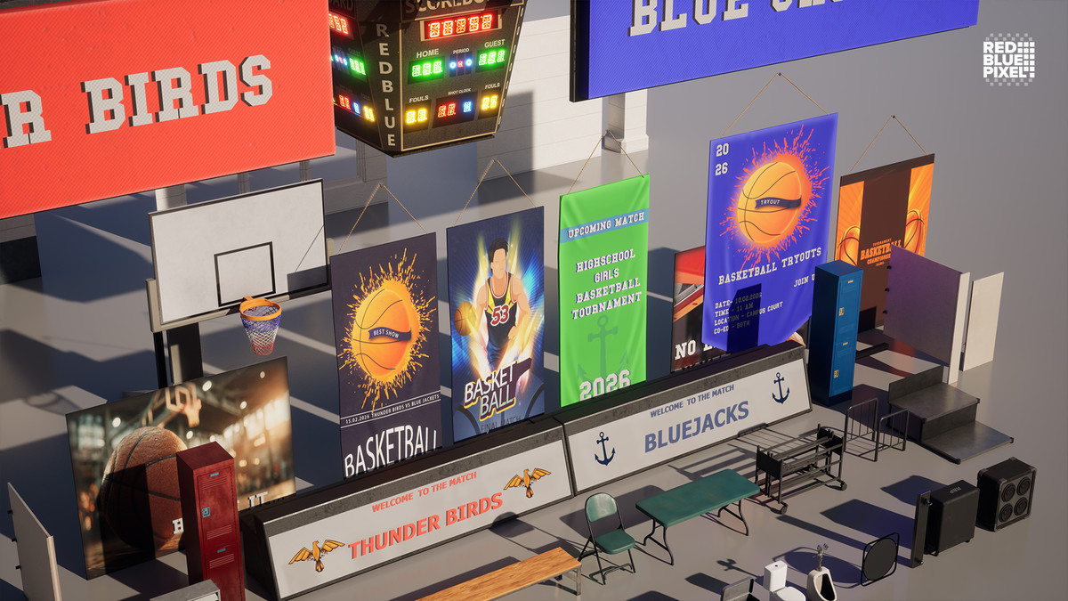 Indoor Basketball Arena