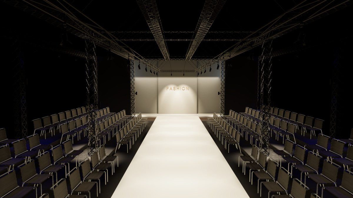 Big Fashion Show Hall - Tiered Runway Venue
