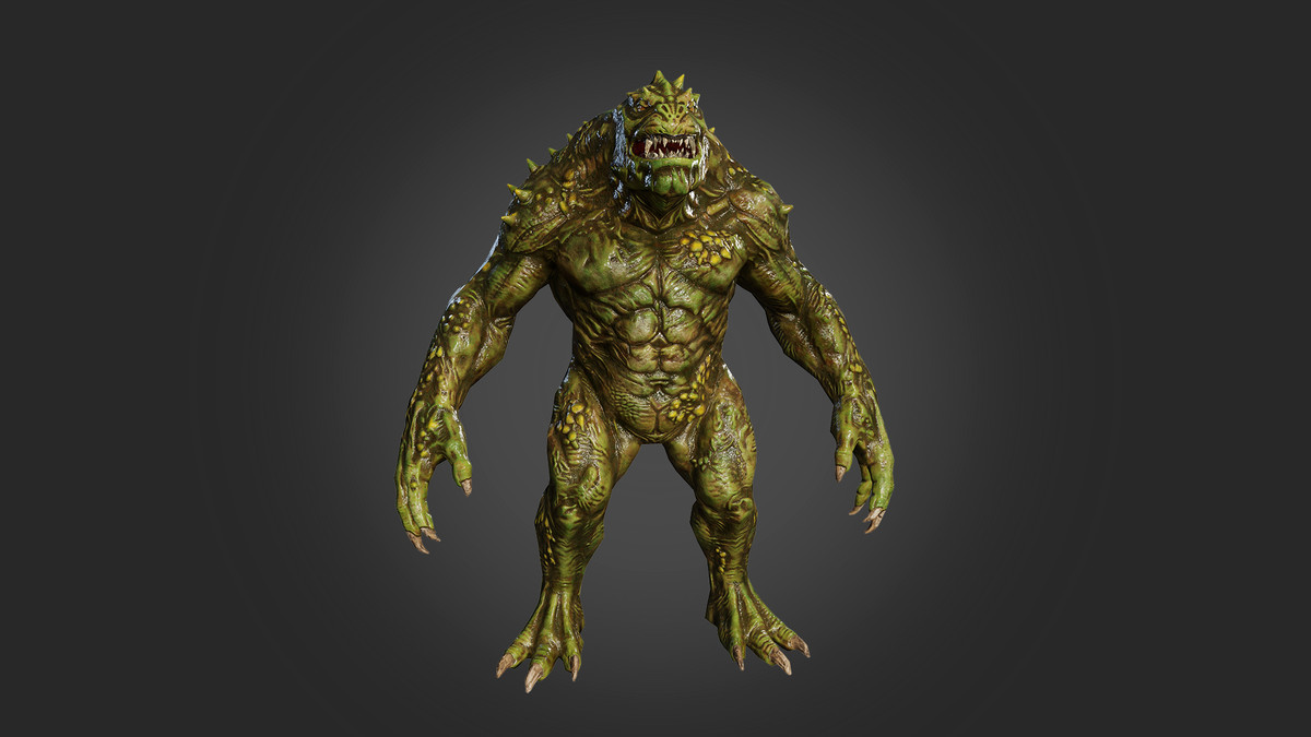 Swamp monster creature