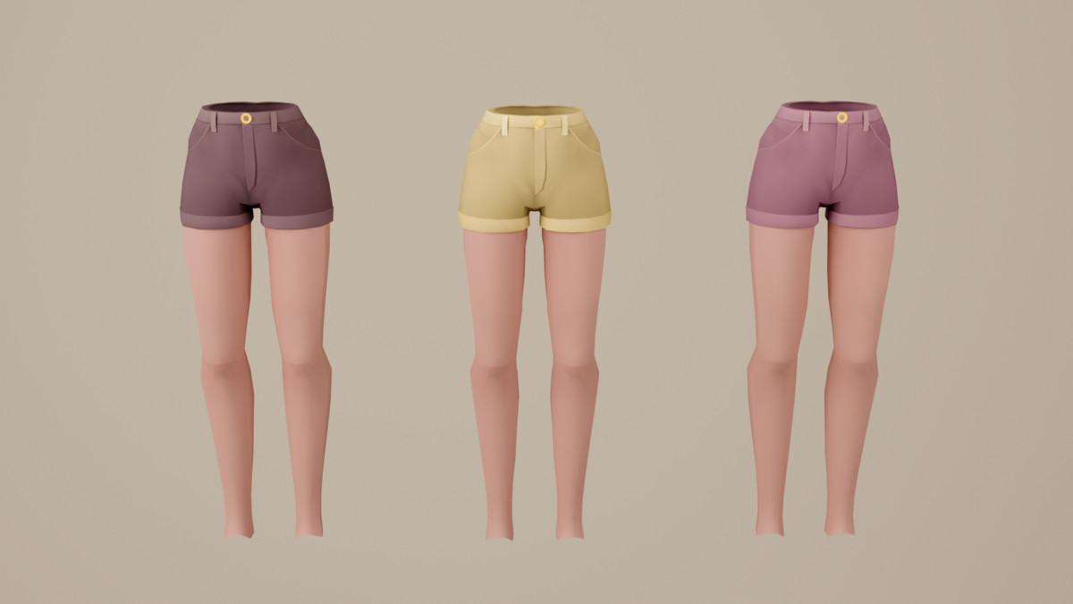 Modular Female Character Creator