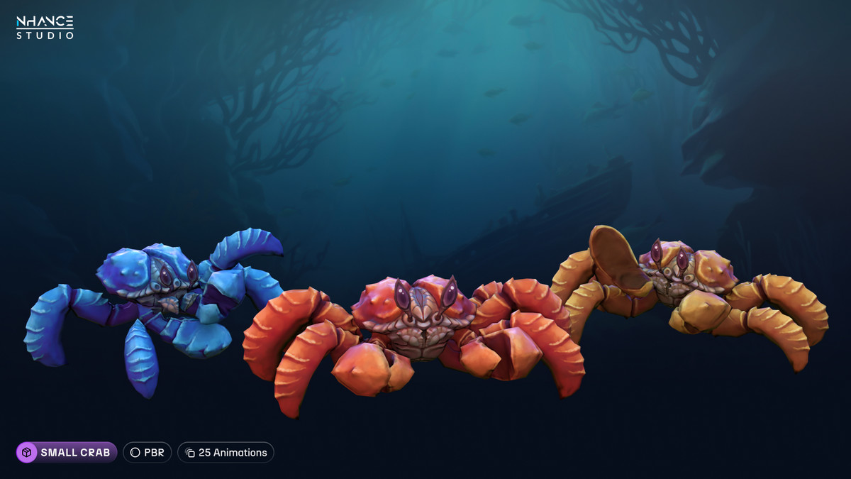 Stylized Sea Animals Bundle