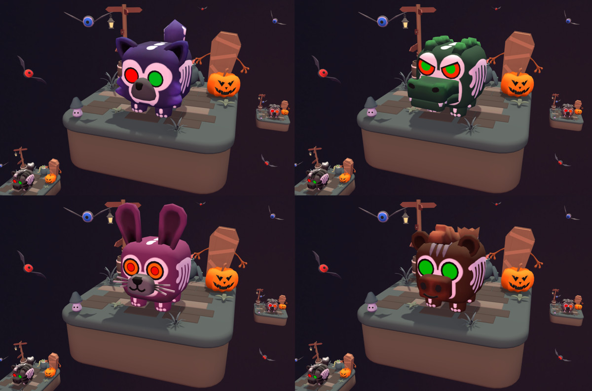 CuteMagic - Cube Animals Pack: Spooky Edition