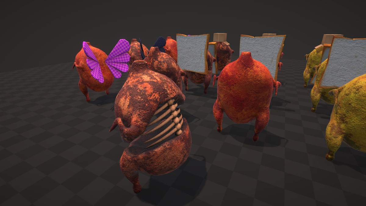 Fried Chicken 3D – Animated Character