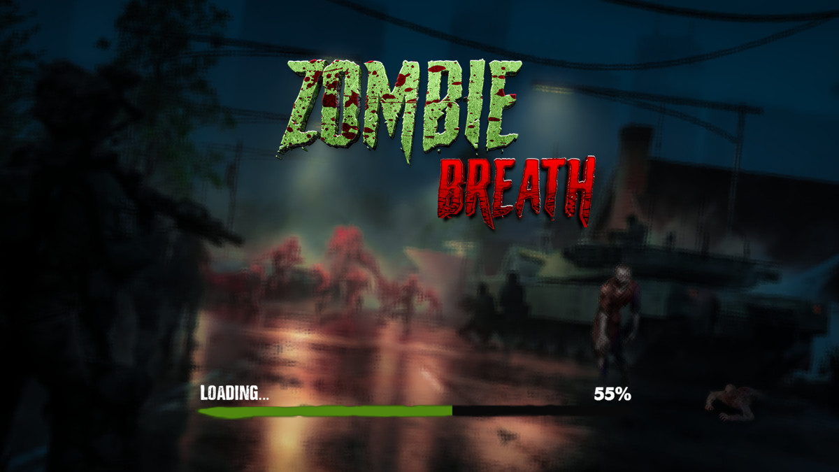 Zombie FPS Shooter Game GUI - Survival & Action HUD Pack