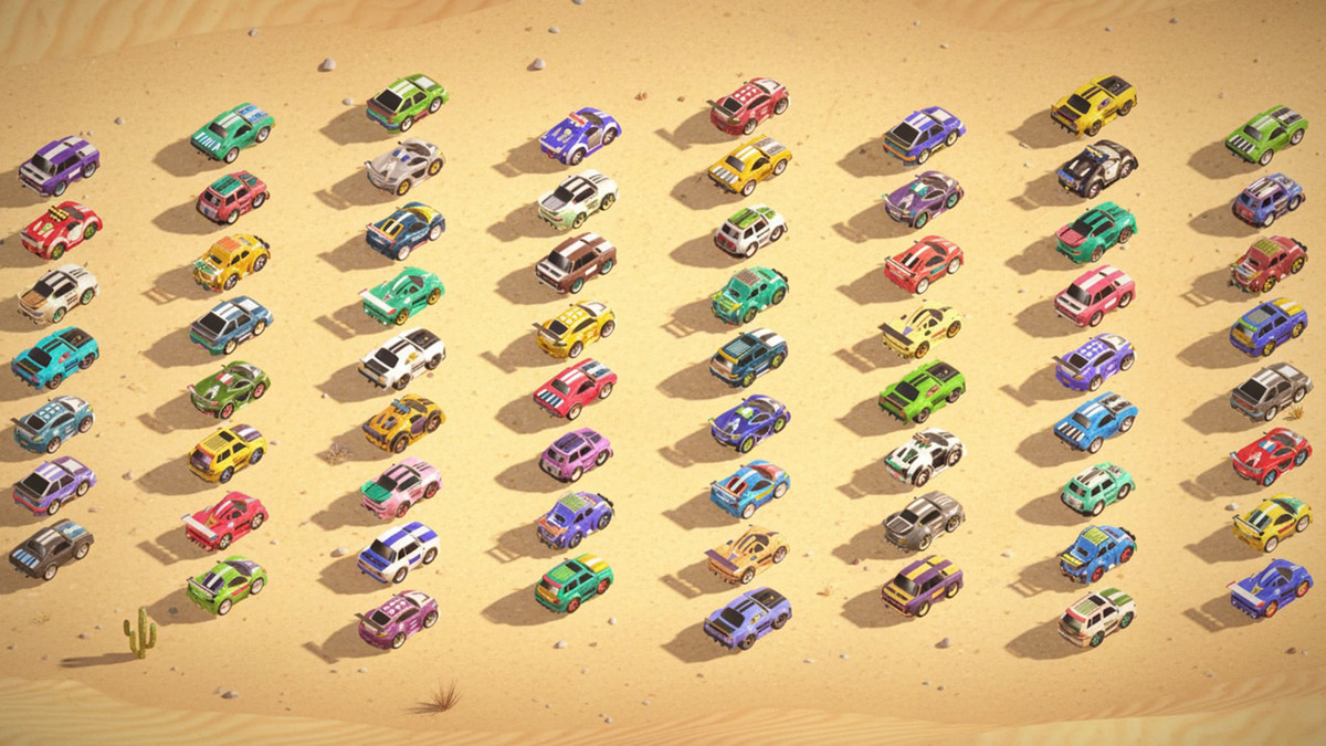Tiny Sports Car Pack - 66 Low Poly Cute Toon Style Mini Racing Cars Chibi Style