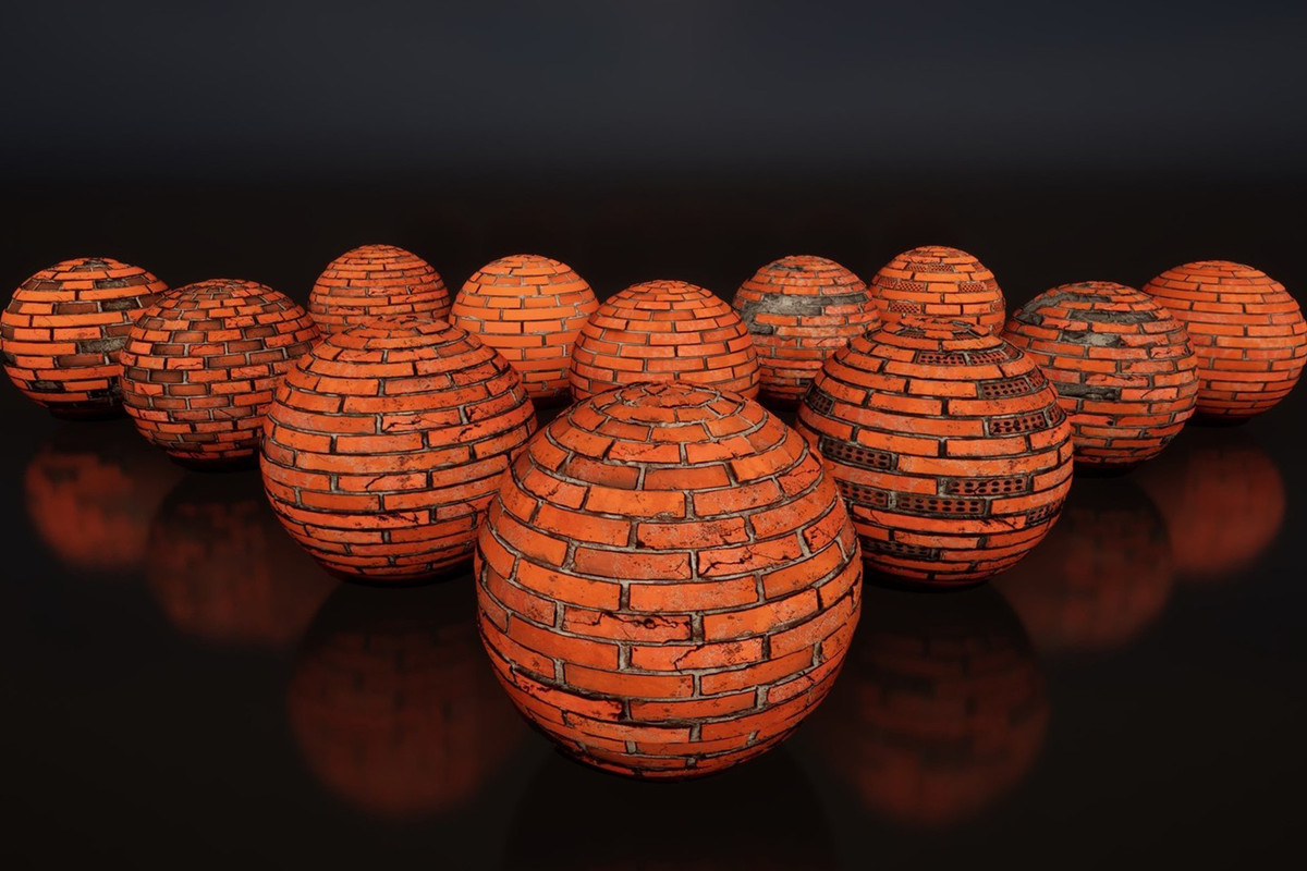 PBR Bricks Bundle - URP Displacement