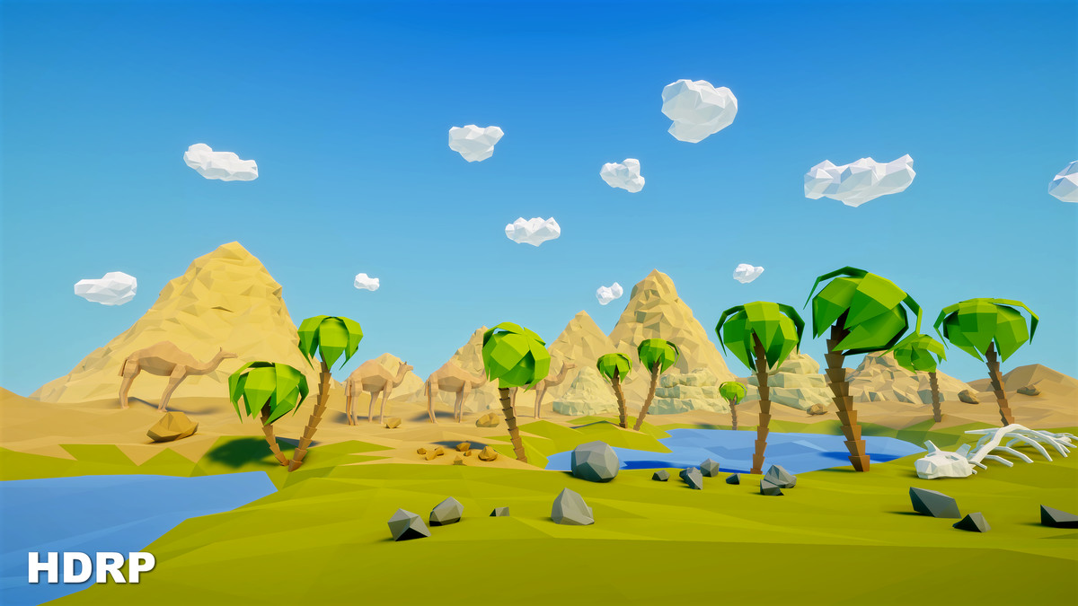 Low Poly Desert Egypts