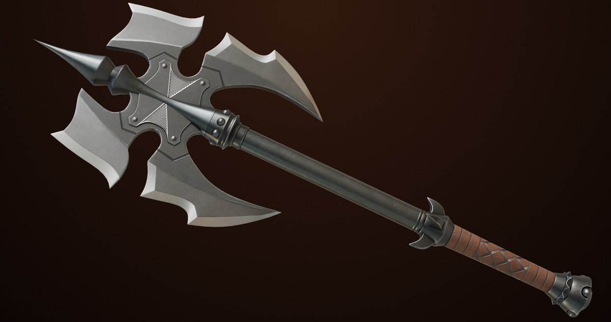 Battle Axe 03 URP HDRP Textures