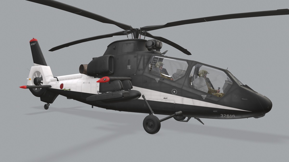OH-1 Ninja JGSDF Black Complex Animation (445)