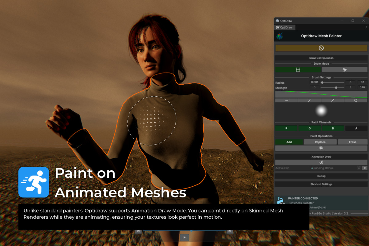 OptiDraw – Advanced Mesh Painting Tool