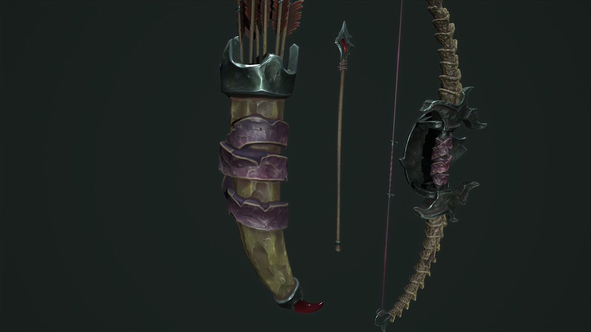 Undead bow quiver arrow