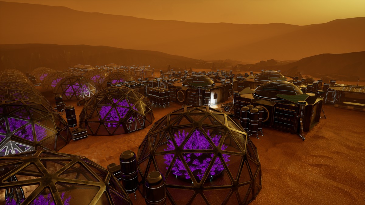 Futuristic Mars Colony Base – Modular Sci-Fi Environment