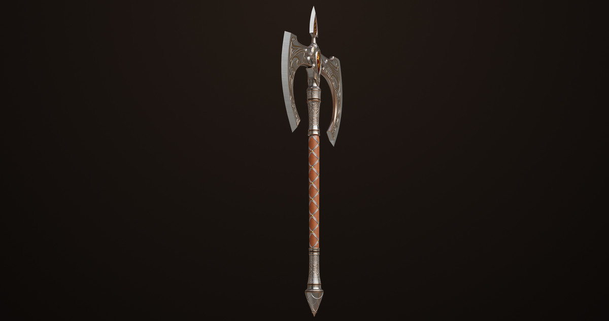 Battle Axe 12 URP HDRP Textures