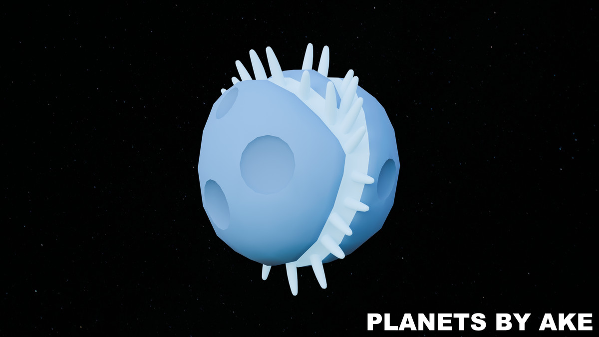Planets - Stylized Low Poly Asset Pack by Ake