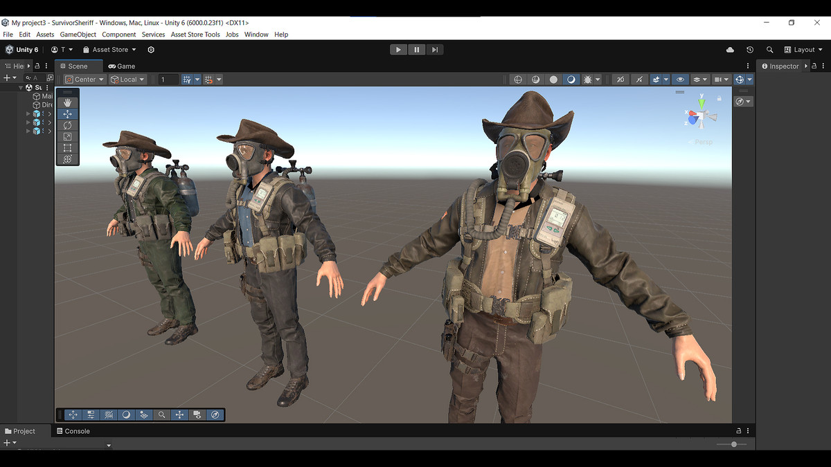 Post-Apocalyptic Sheriff Survivor modular