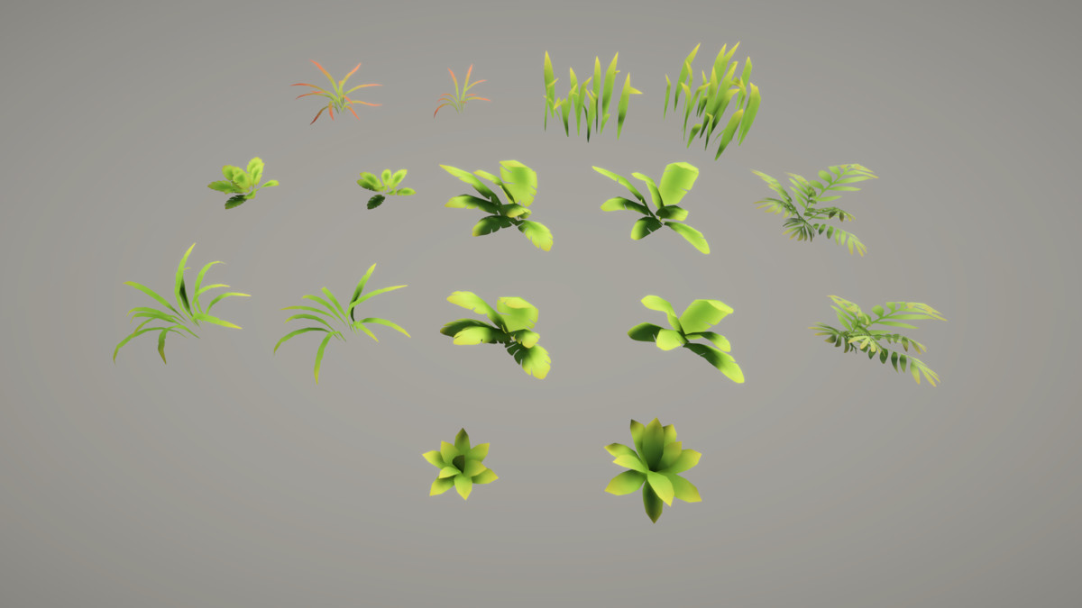 STYLIZED Fantasy Nature Pack: Tropical Island - Low Poly 3D Art