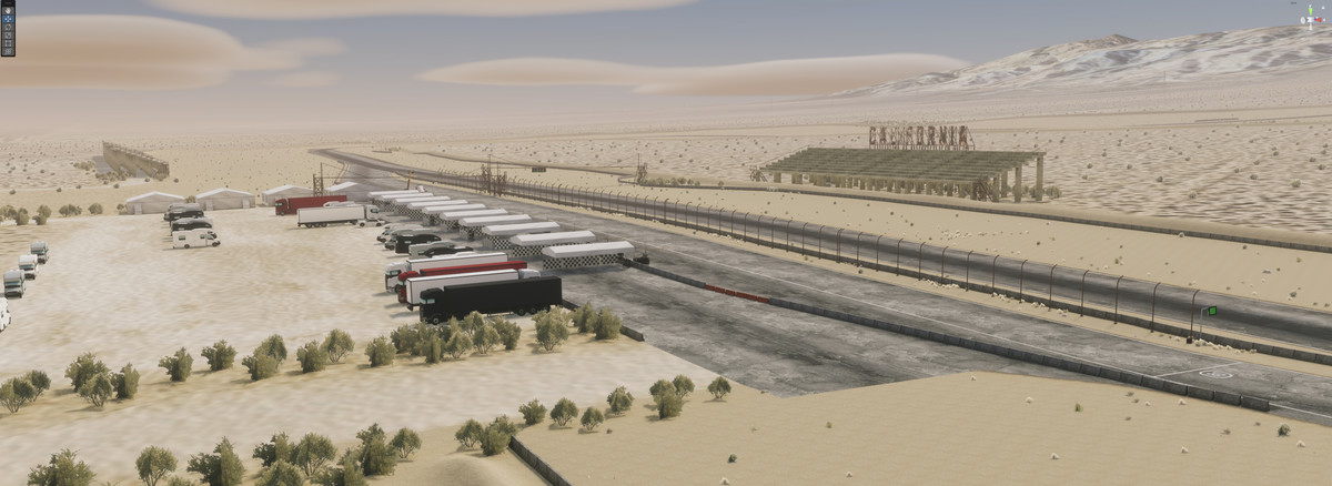 Realistic Race Track California