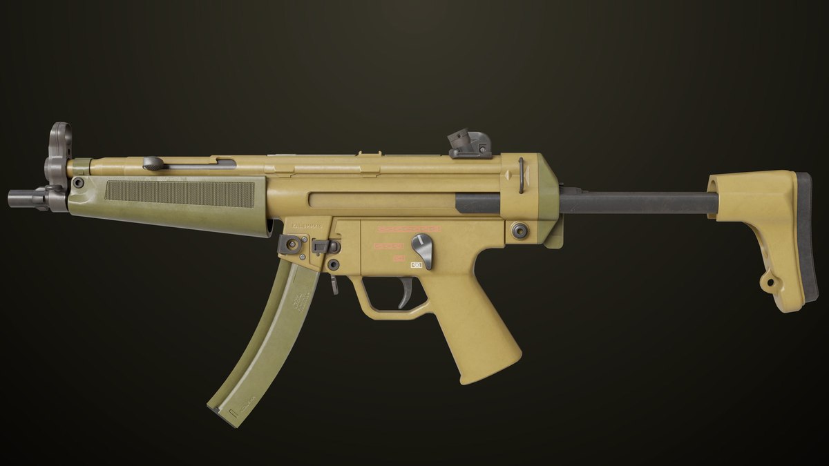 Two Machine Gun 15 Sandal Single Mat URP HDRP Textures