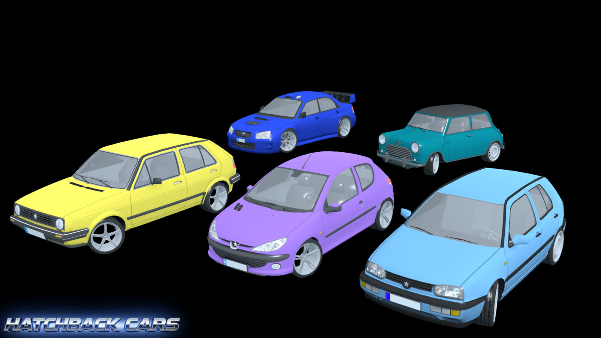 Realistic Cars Pack - Mobile Ready