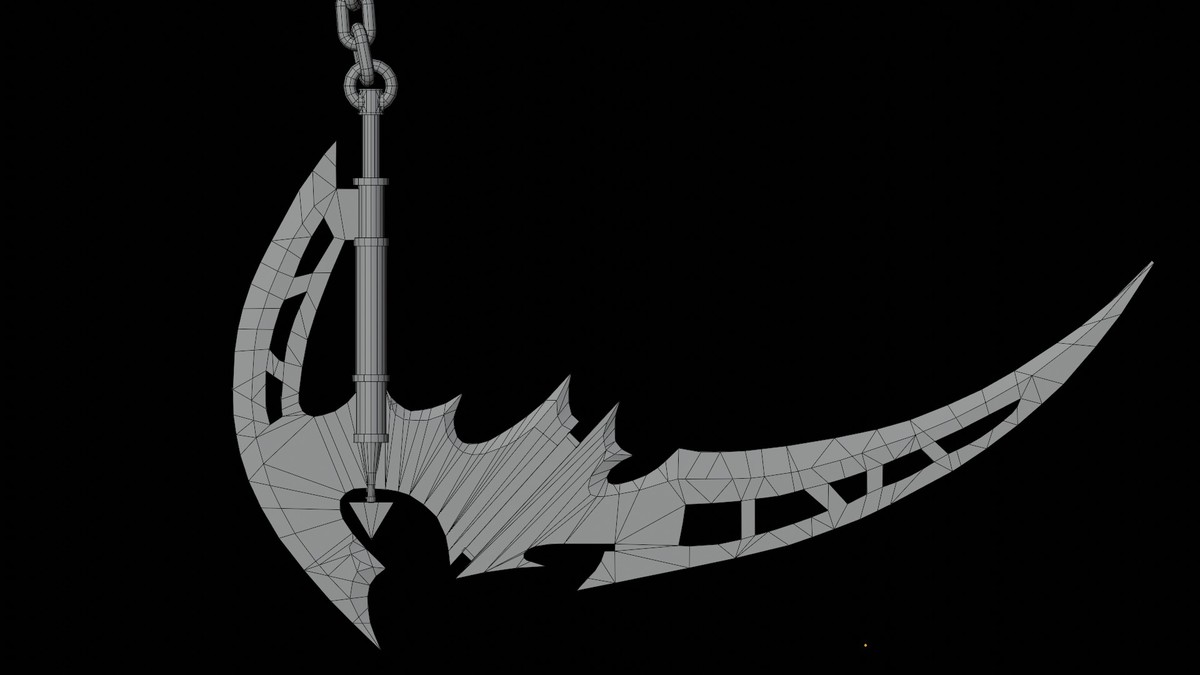 Chain Flail Blade Weapon URP and HDRP Textures