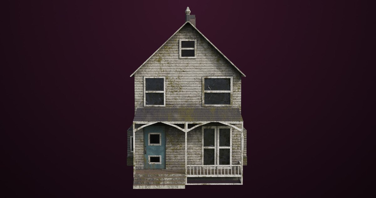 Old Dusty Vintage House 01 URP HDRP Textures