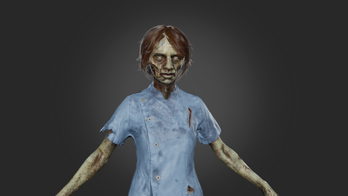 Zombie nurse_woman
