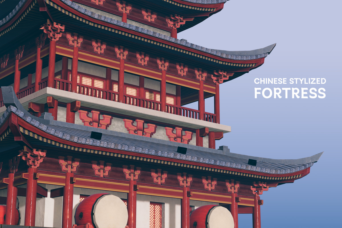 Chinese Stylized Fortress