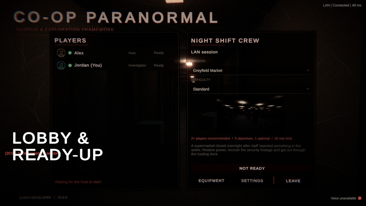 Co-op Horror Survival System – Easy Multiplayer Template