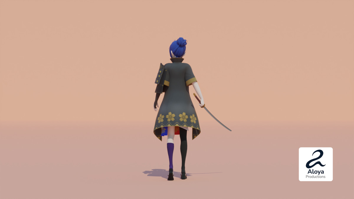 Female Samurai Character | Anime character