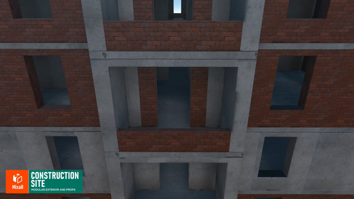 Construction sites, equipment and builders