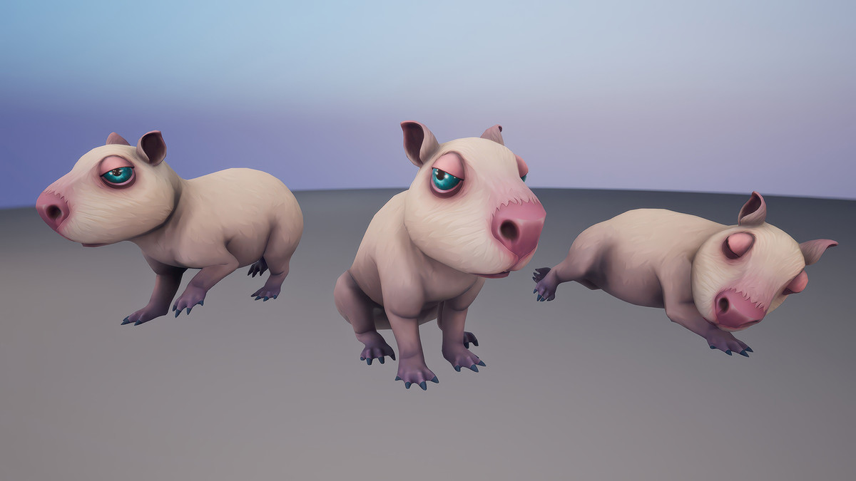 Stylized Capybara