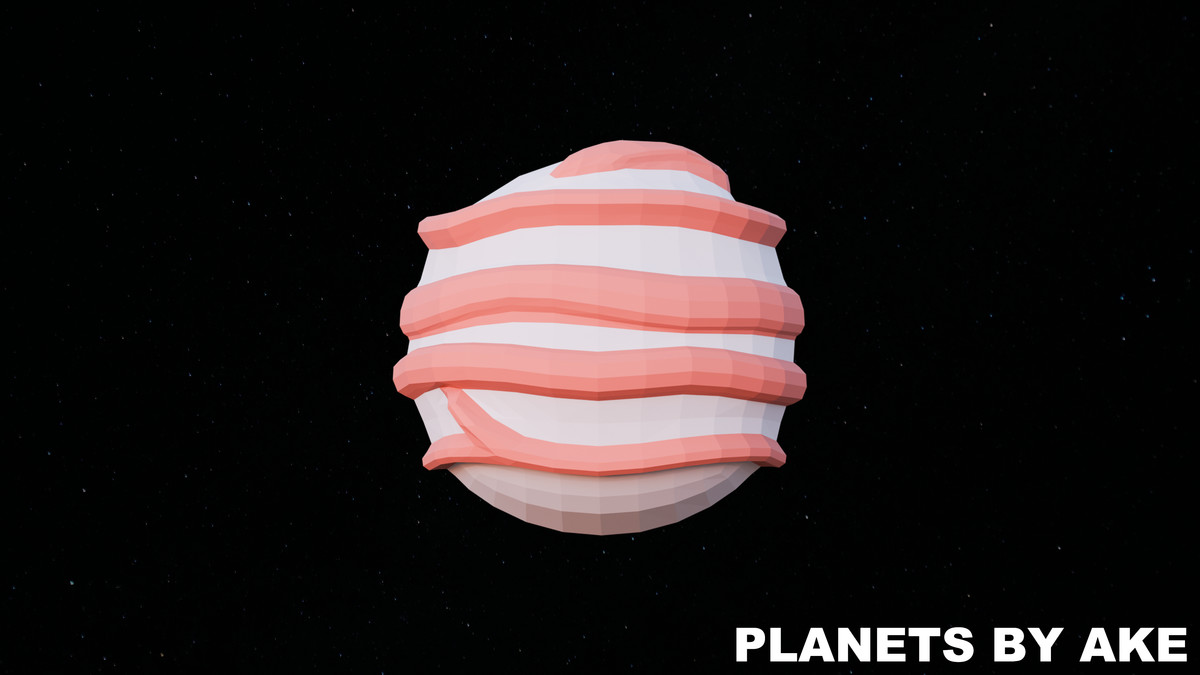 Low Poly Planets by Ake