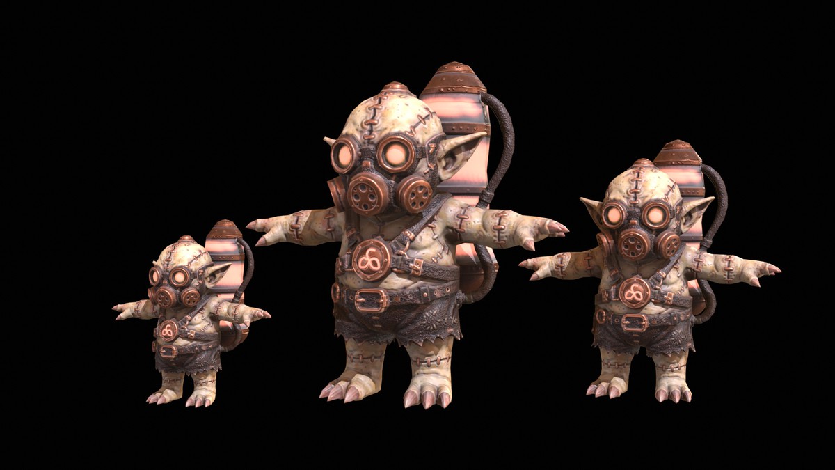 Chibi Necro Zombie Goblin