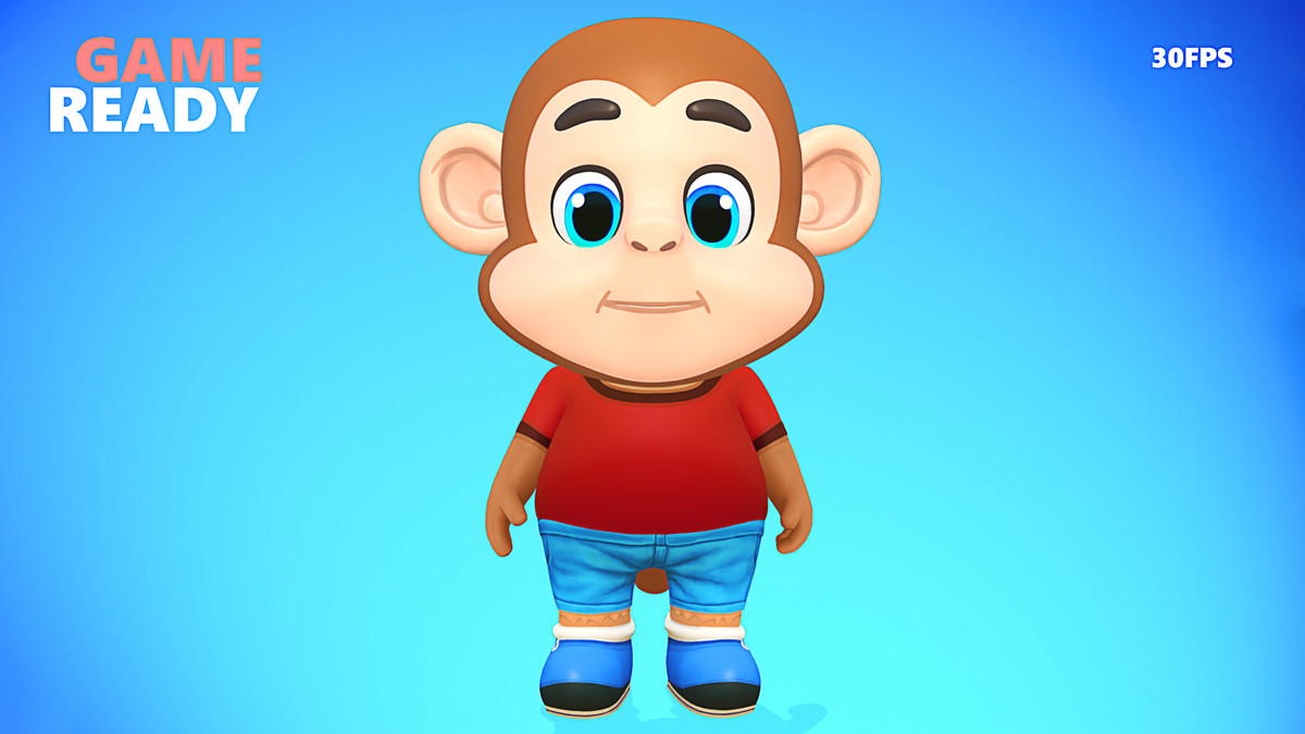 Monkey Chimp Animated