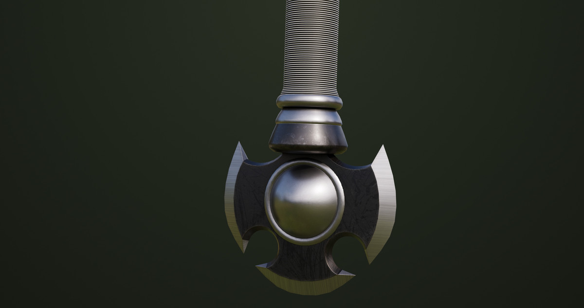 Battle Axe 11 URP HDRP Textures