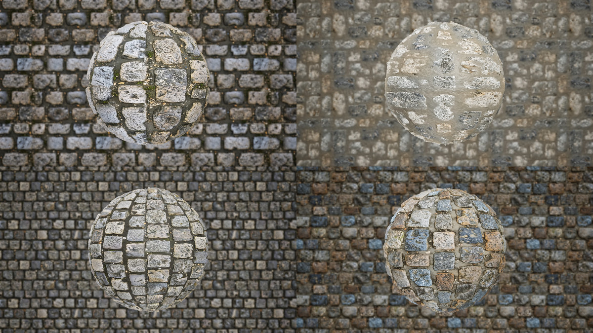 Realistic Materials - Cobblestone 1