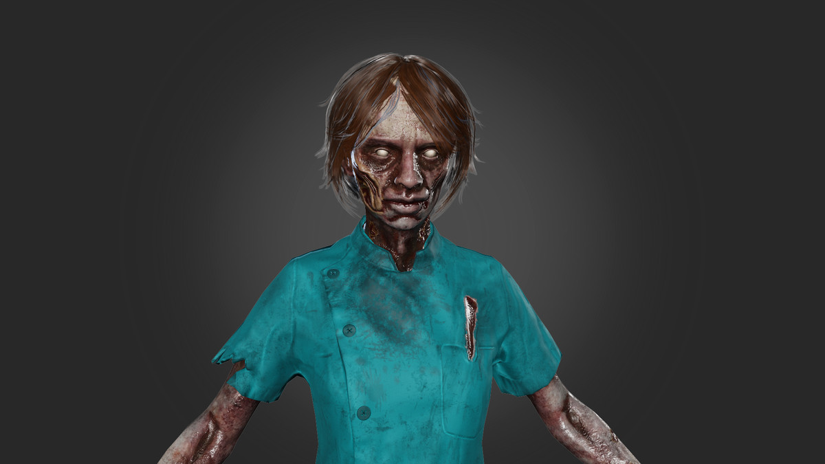 Zombie nurse_woman