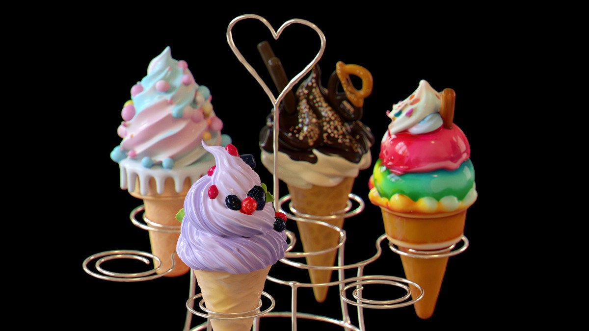 Sweet Dessert Asset Pack (Donuts, Cupcakes, Cake, Ice Cream, Candy)