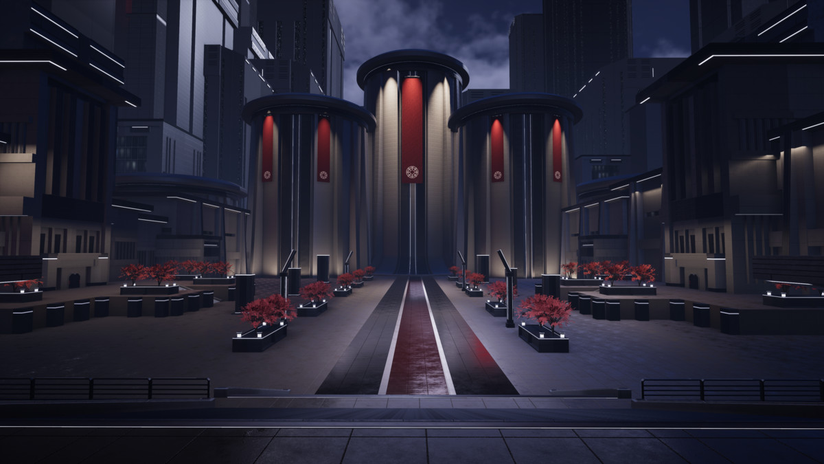 Science Fiction Brutalist City