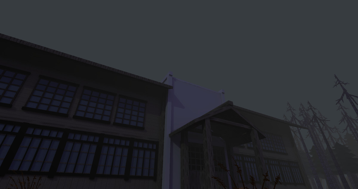 pixel horror abandoned rural school(Modular)