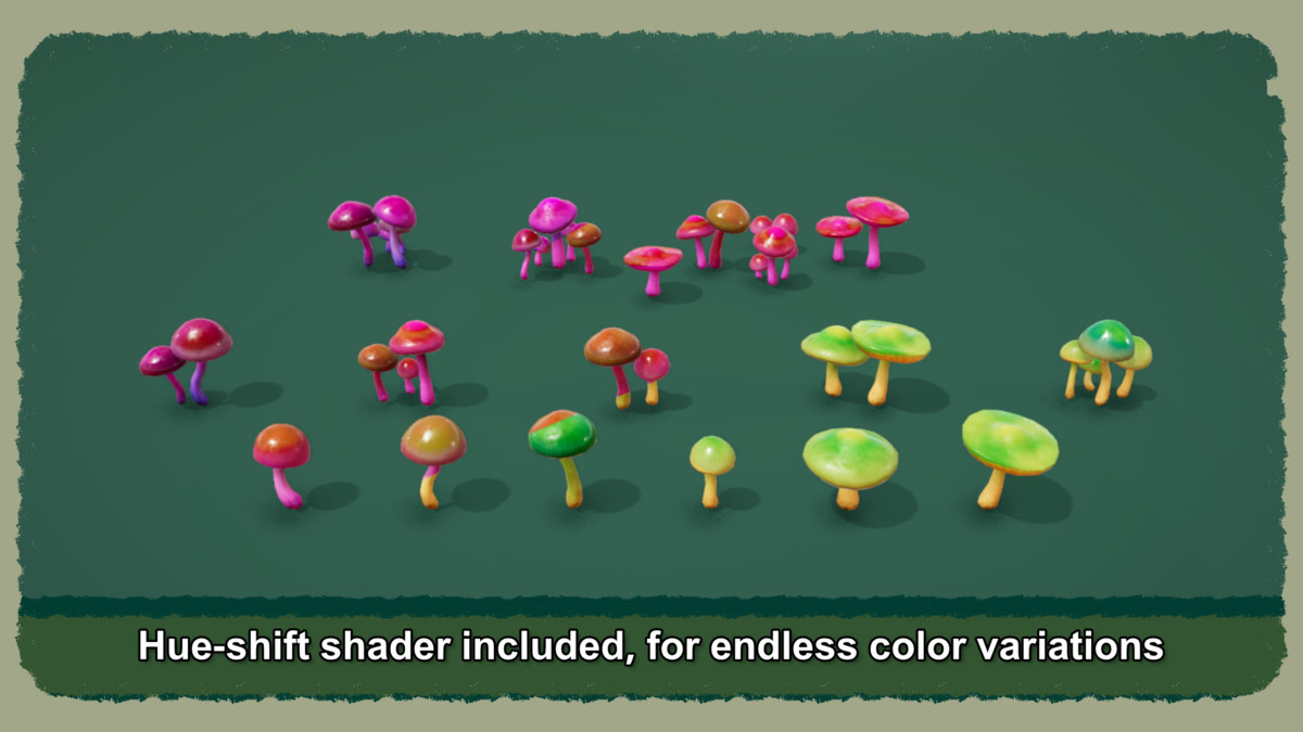 PIDI COSY: Stylized Mushrooms Vol 3