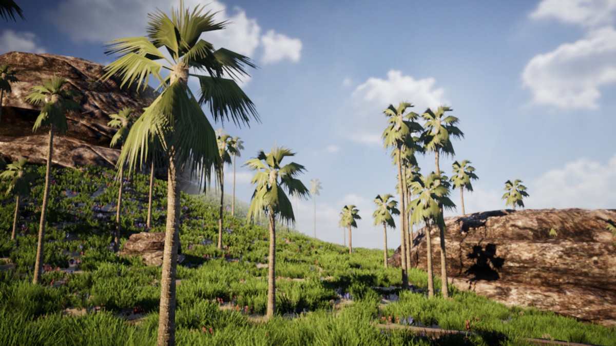 Mobile Palm Tree Bundle (for URP)