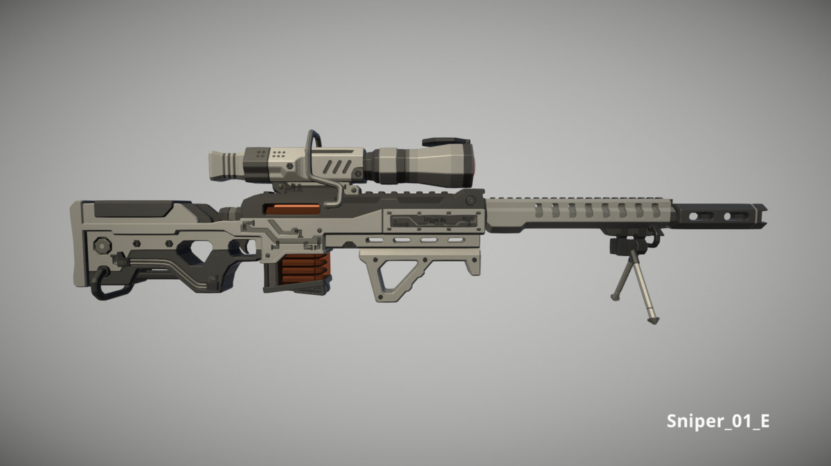 Cyberpunk Armory - Low Poly