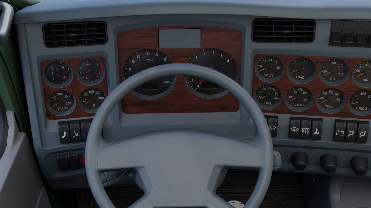 Heavy Truck Chassis 07 Green URP HDRP Textures