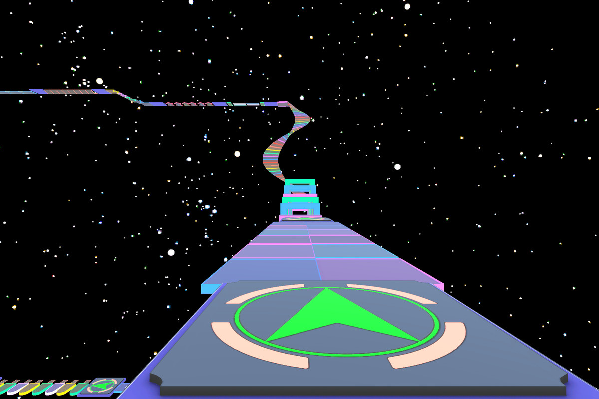 Neon Obby Parkour Tower-3D Modular Platformer Environment Pack-Mobile Optimized