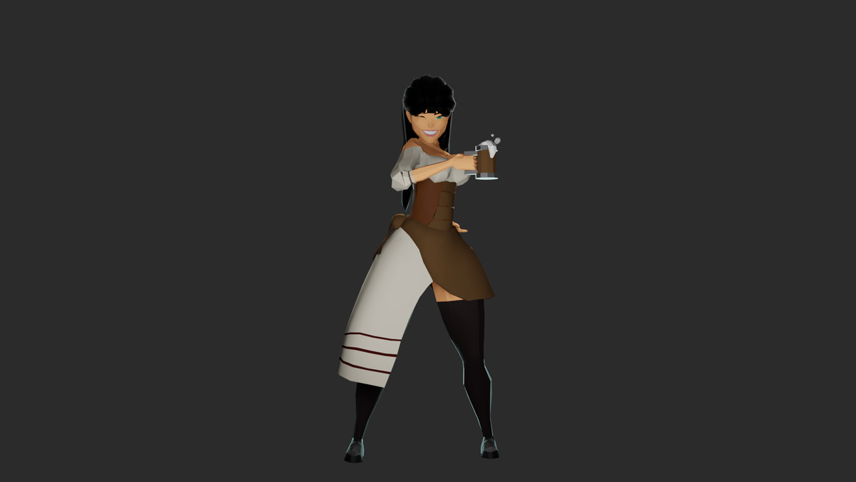 Leena Polygon Modular Character Pack