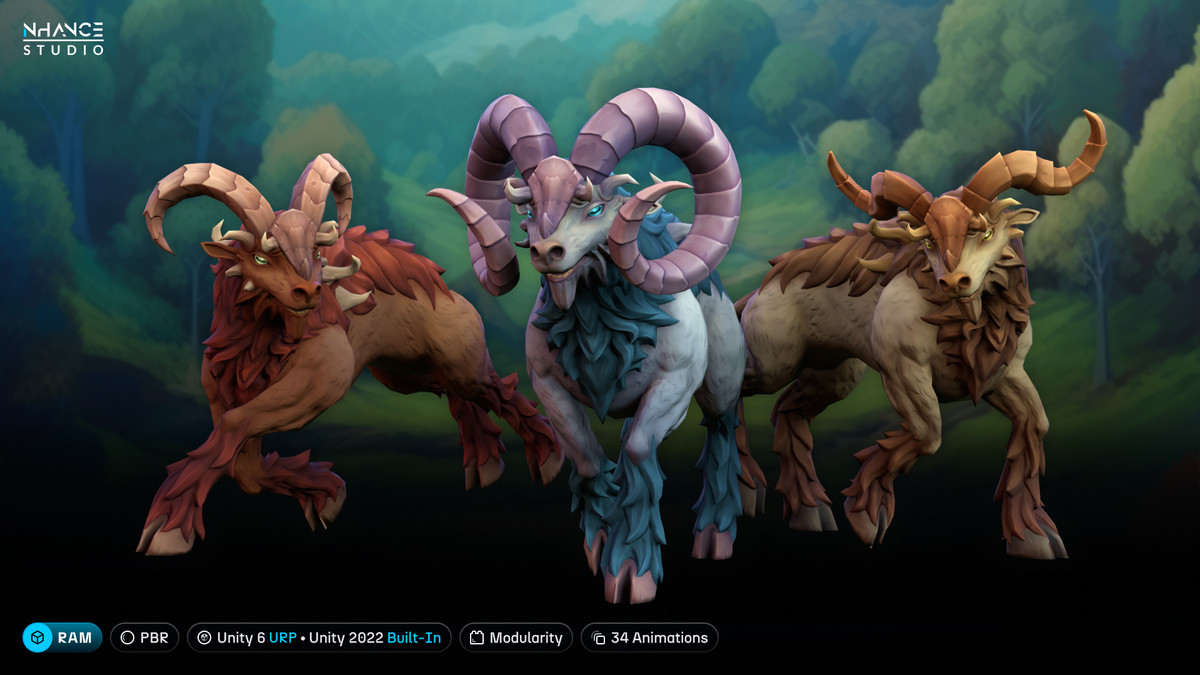 Stylized Modular Ram