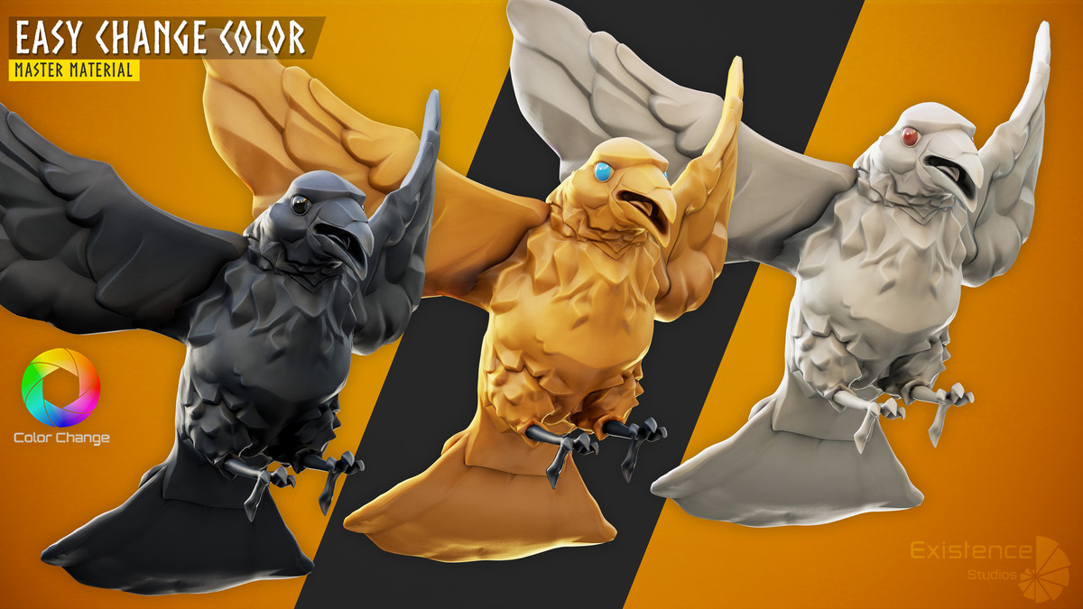 3 in 1 - Creature Pack 4 - Raven - Undead Draugr - Nun Katharine - #77